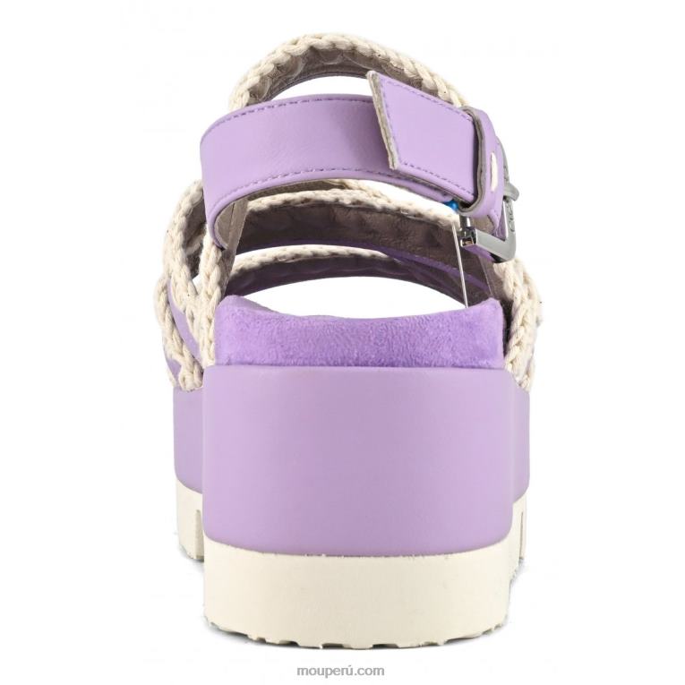 forma plana japonesa mujer 8DRXZ184 lila Mou