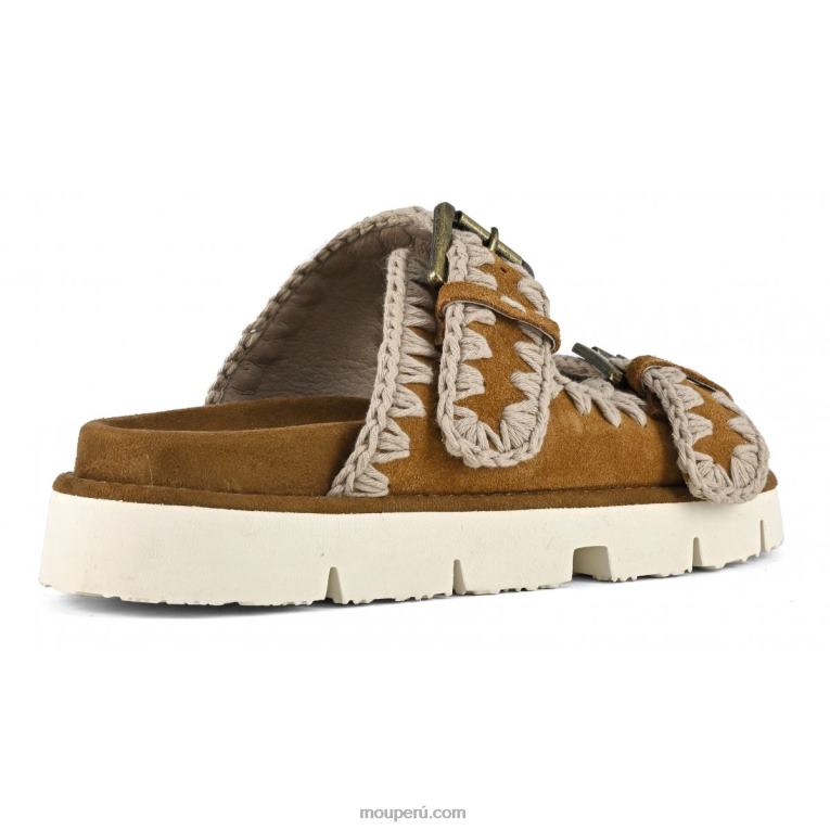 nueva bio con hebillas mujer 8DRXZ123 coñac Mou