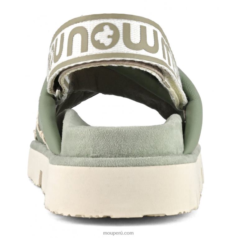 nuevo empeine bio entrecruzado mujer 8DRXZ157 salvia de verano Mou