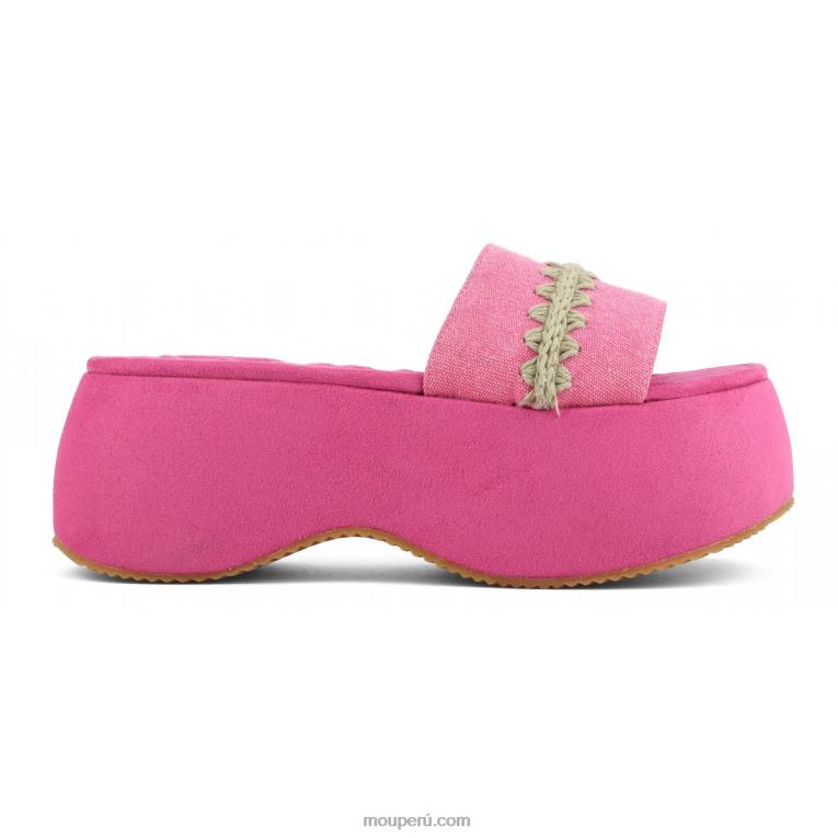 plataforma de sandalias gruesas mujer 8DRXZ138 rwfux Mou