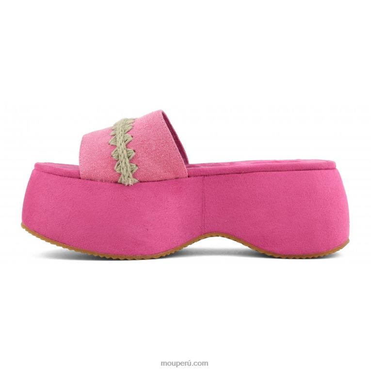 plataforma de sandalias gruesas mujer 8DRXZ138 rwfux Mou