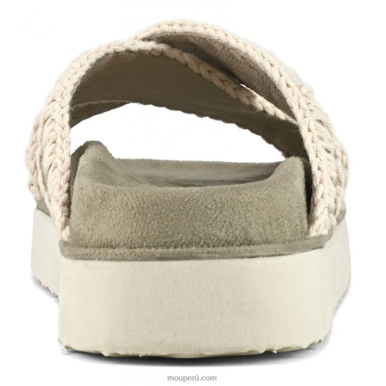 sandalia bio entrecruzada mujer 8DRXZ181 piedra Mou