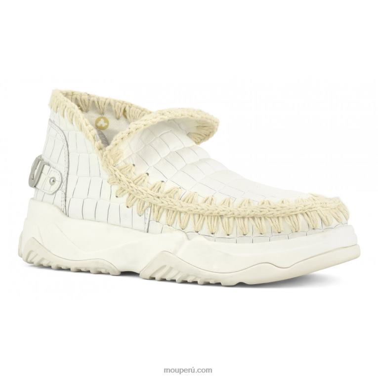 entrenador esquimal cuero especial mujer 8DRXZ67 coco blanco Mou