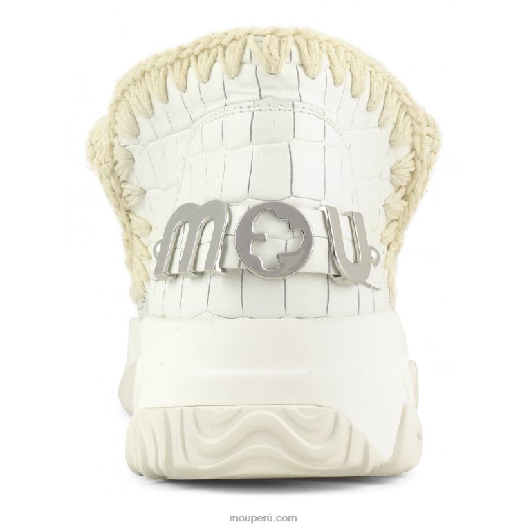 entrenador esquimal cuero especial mujer 8DRXZ67 coco blanco Mou