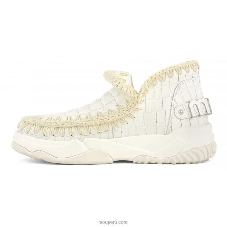 entrenador esquimal cuero especial mujer 8DRXZ67 coco blanco Mou