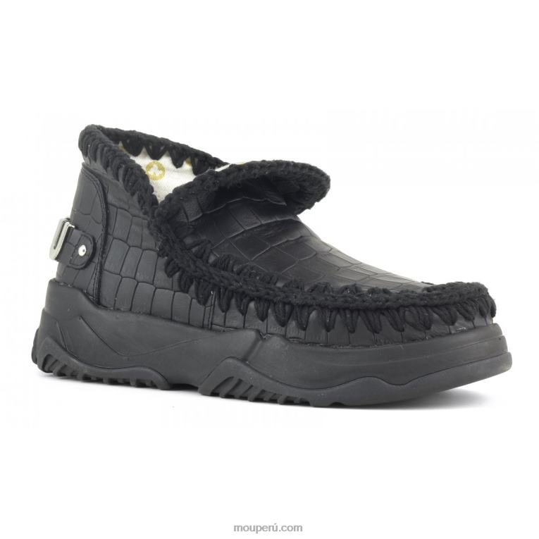 entrenador esquimal cuero especial mujer 8DRXZ68 coco negro Mou