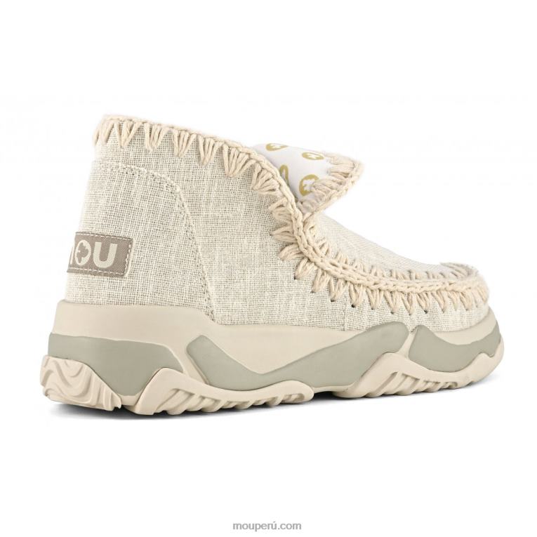 etiqueta tejida entrenador esquimal mujer 8DRXZ63 crudo Mou