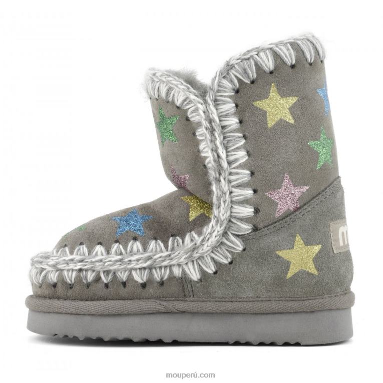 estrellas impresas con purpurina esquimal niños 8DRXZ838 nuevo gris Mou
