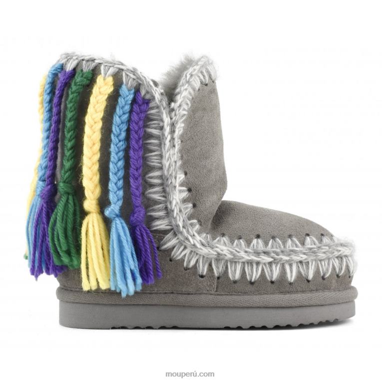 trenzas de lana esquimal niños 8DRXZ837 nuevo gris Mou