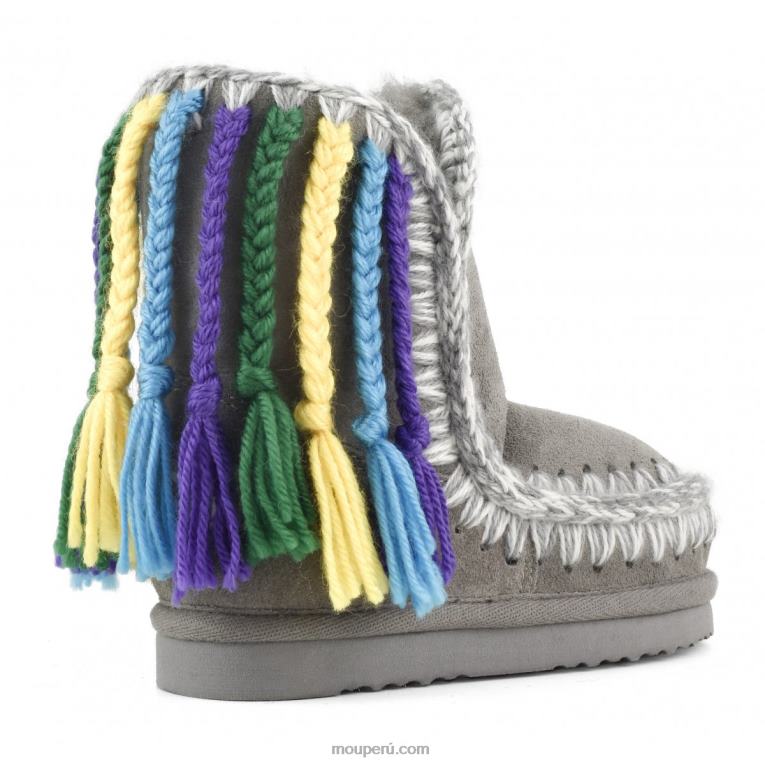 trenzas de lana esquimal niños 8DRXZ837 nuevo gris Mou