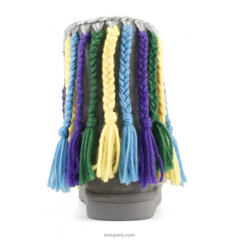 trenzas de lana esquimal niños 8DRXZ837 nuevo gris Mou