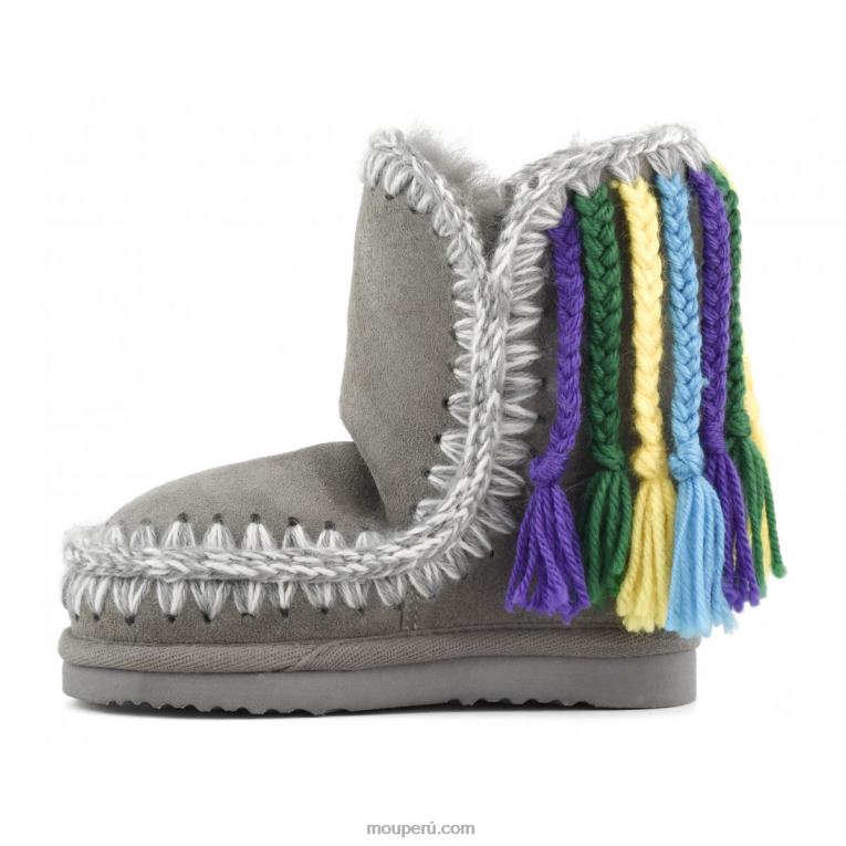 trenzas de lana esquimal niños 8DRXZ837 nuevo gris Mou