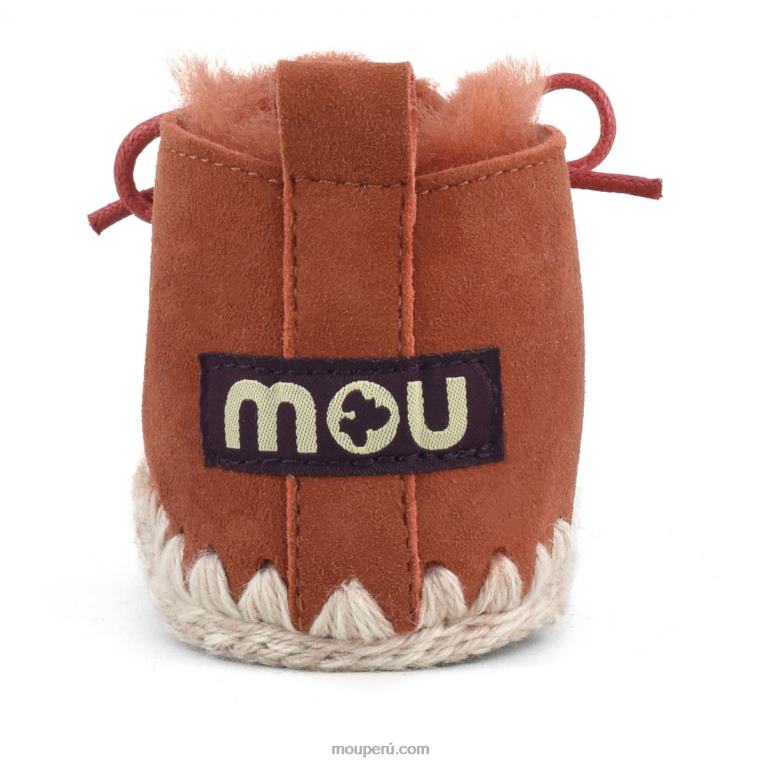 zapato infantil con cordones niños 8DRXZ825 jengibre Mou