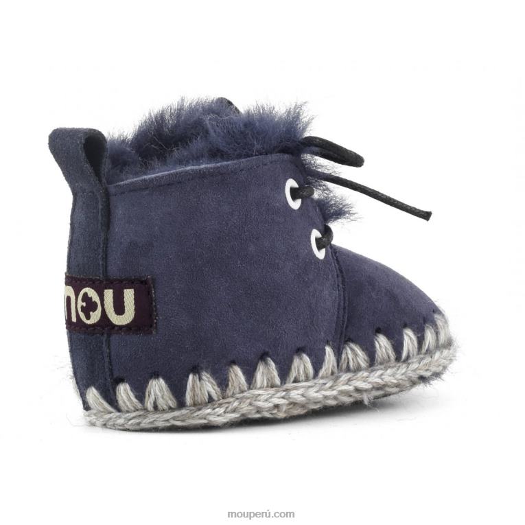 zapato infantil con cordones niños 8DRXZ828 abismo Mou