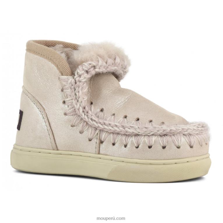 zapatilla esquimal niños 8DRXZ799 beige rosa Mou