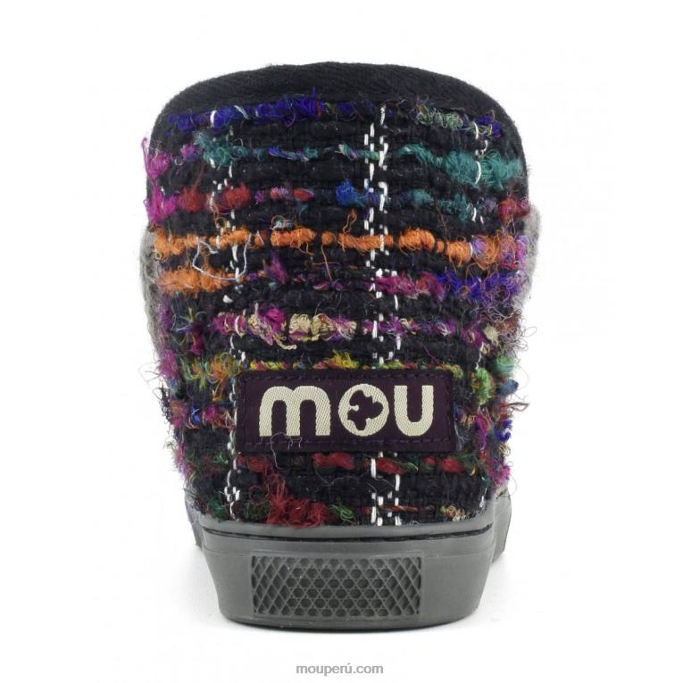 zapatilla esquimal tejido persa niños 8DRXZ807 tejido persa negro Mou