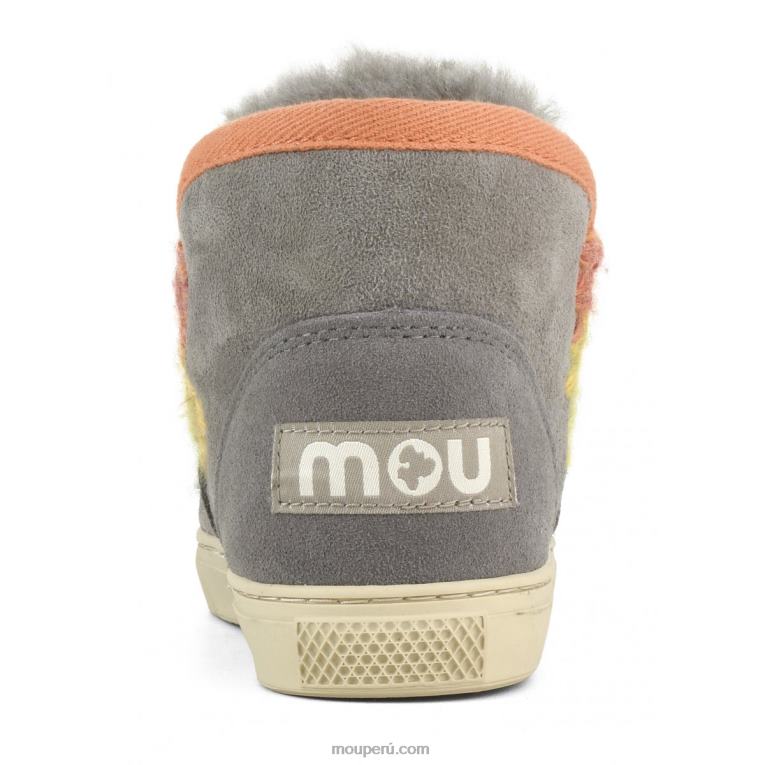 zapatillas esquimales costuras arcoiris niños 8DRXZ796 nuevo gris Mou