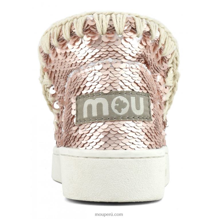 lentejuelas de zapatillas esquimales de verano niños 8DRXZ789 lentejuelas oro rosa - logo oro Mou