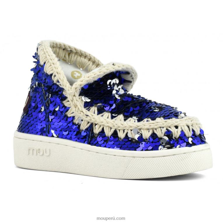 lentejuelas de zapatillas esquimales de verano niños 8DRXZ790 vaqueros con lentejuelas - logo níquel Mou