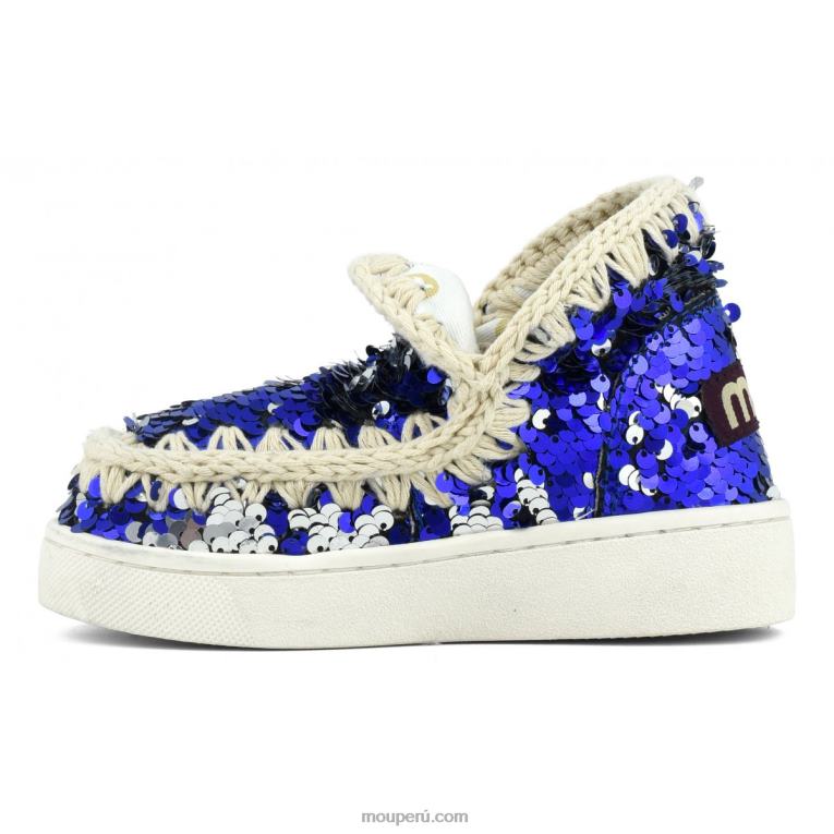 lentejuelas de zapatillas esquimales de verano niños 8DRXZ790 vaqueros con lentejuelas - logo níquel Mou