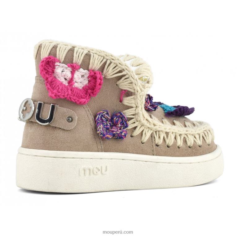 mariposas de ganchillo de zapatilla esquimal de verano niños 8DRXZ787 arena rosa (fundente) Mou