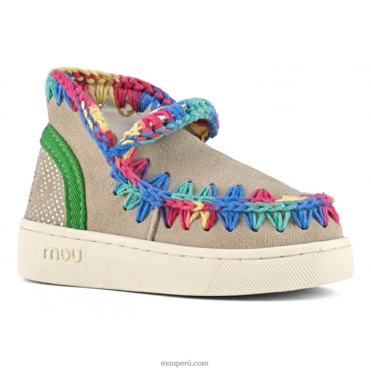 zapatilla esquimal de verano costuras de color niños 8DRXZ782 tiza Mou